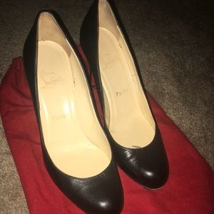 Christian Louboutins 3 Inch pumps, Size 37.5